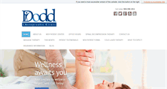 Desktop Screenshot of doddchiropracticclinic.com